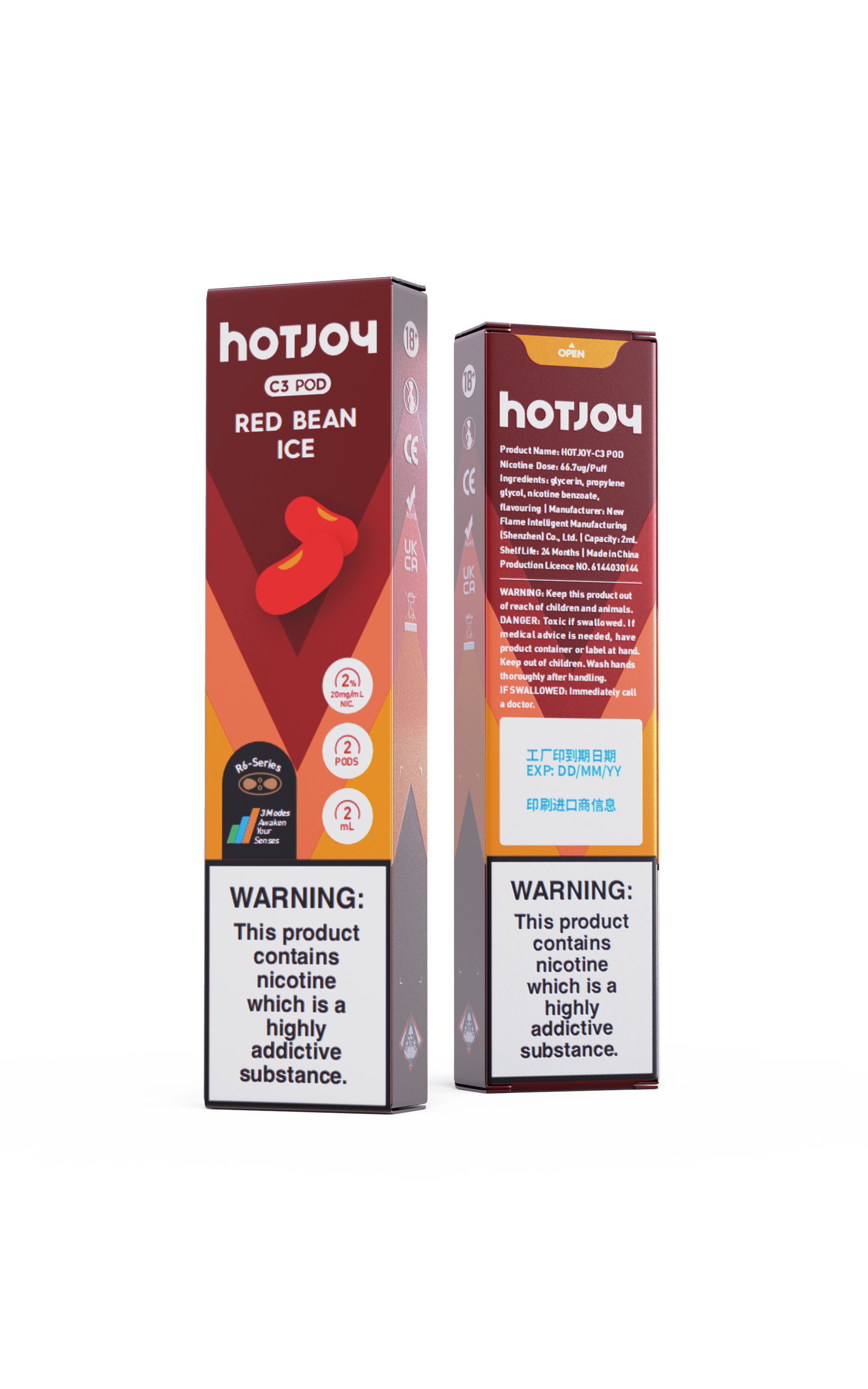 HOTJOY Prefilled Vape POD 2PCS - VAPING COUNTRY