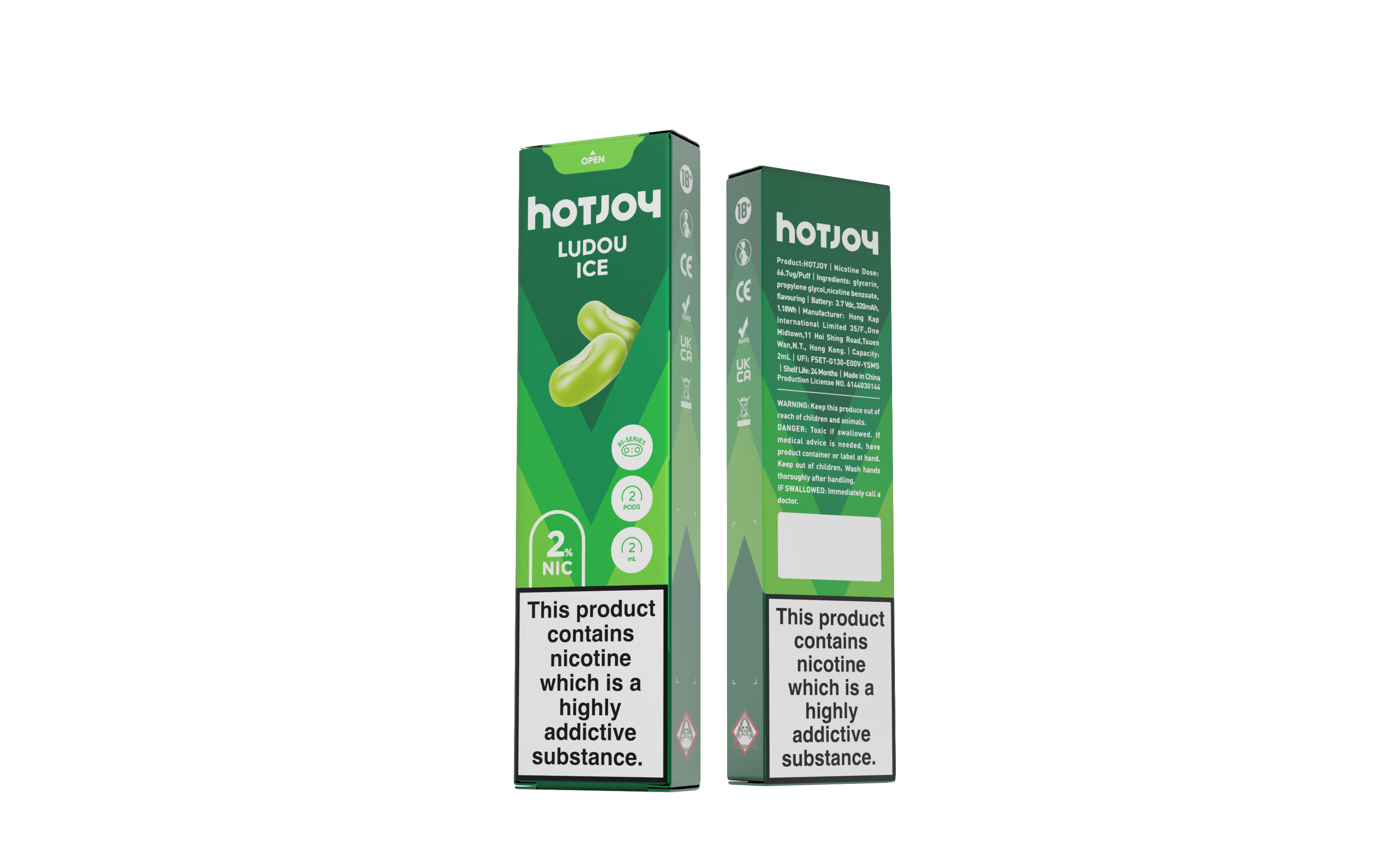 HOTJOY Prefilled Vape POD 2PCS - VAPING COUNTRY