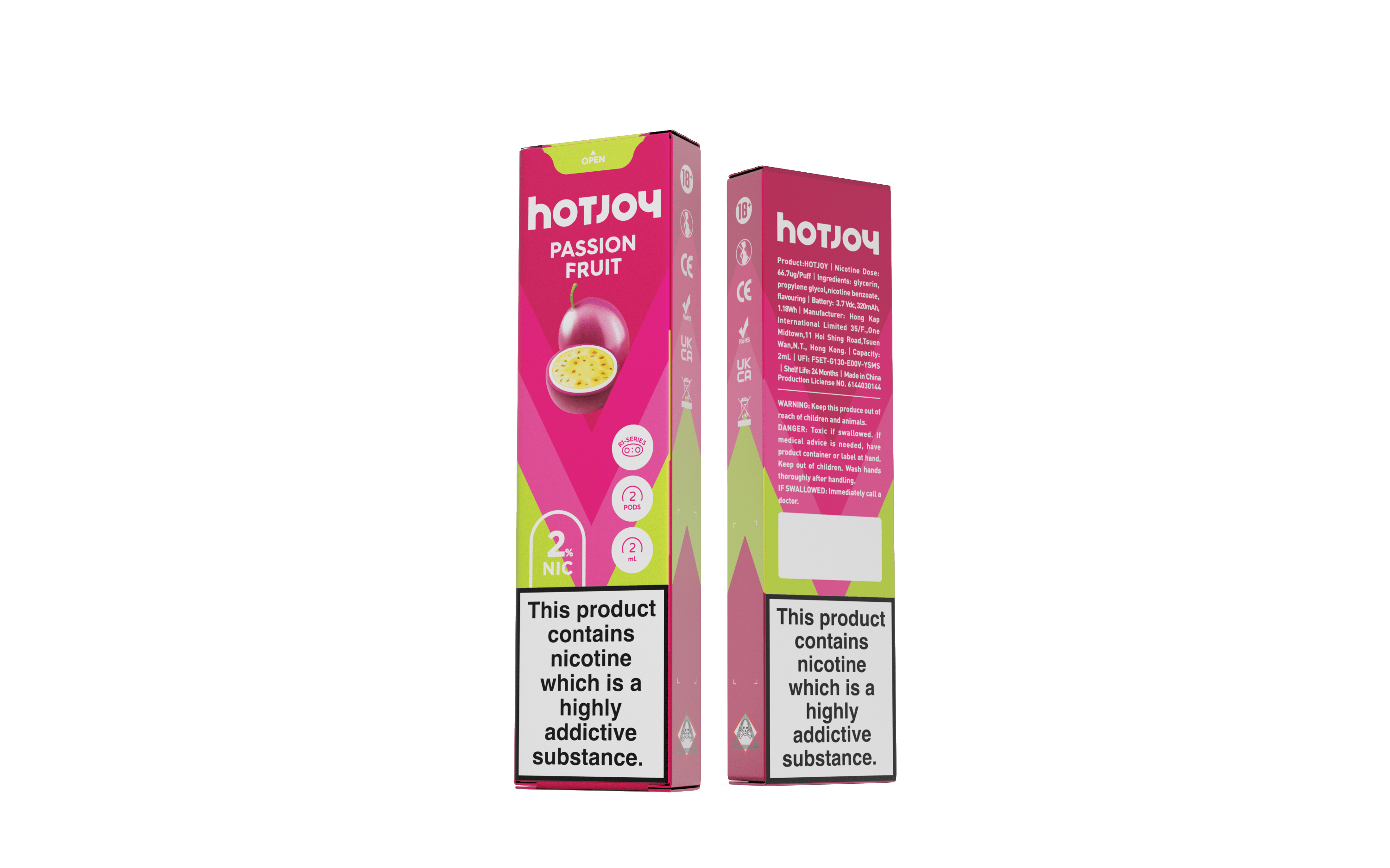 HOTJOY Prefilled Vape POD 2PCS - VAPING COUNTRY