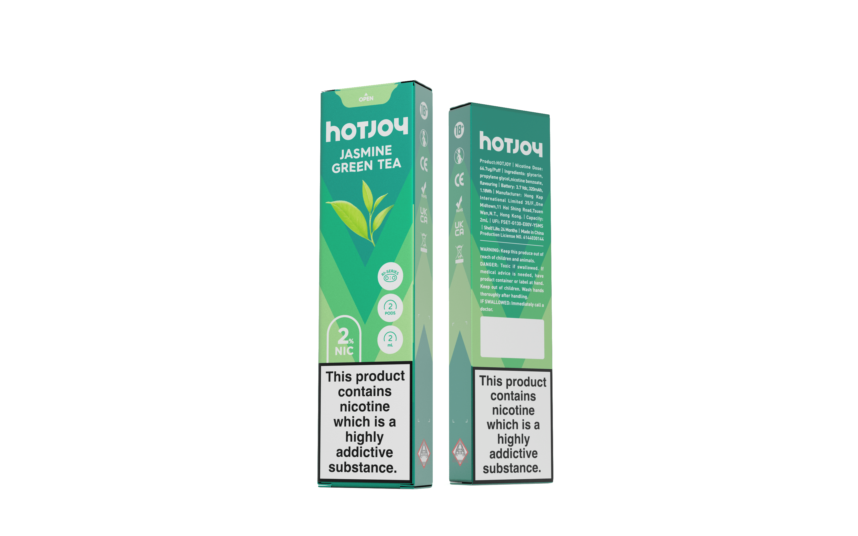 HOTJOY Prefilled Vape POD 2PCS - VAPING COUNTRY