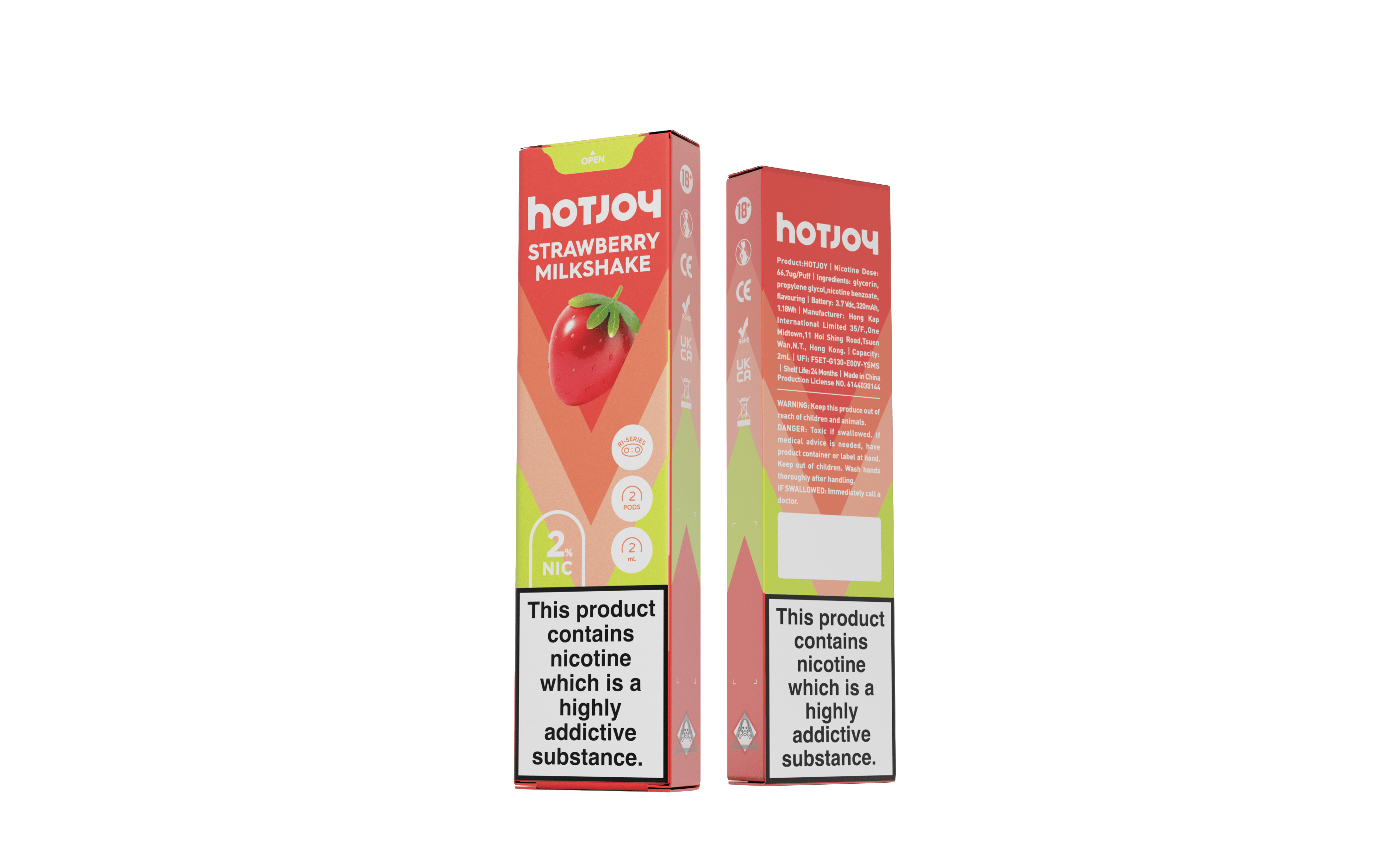 HOTJOY Prefilled Vape POD 2PCS - VAPING COUNTRY