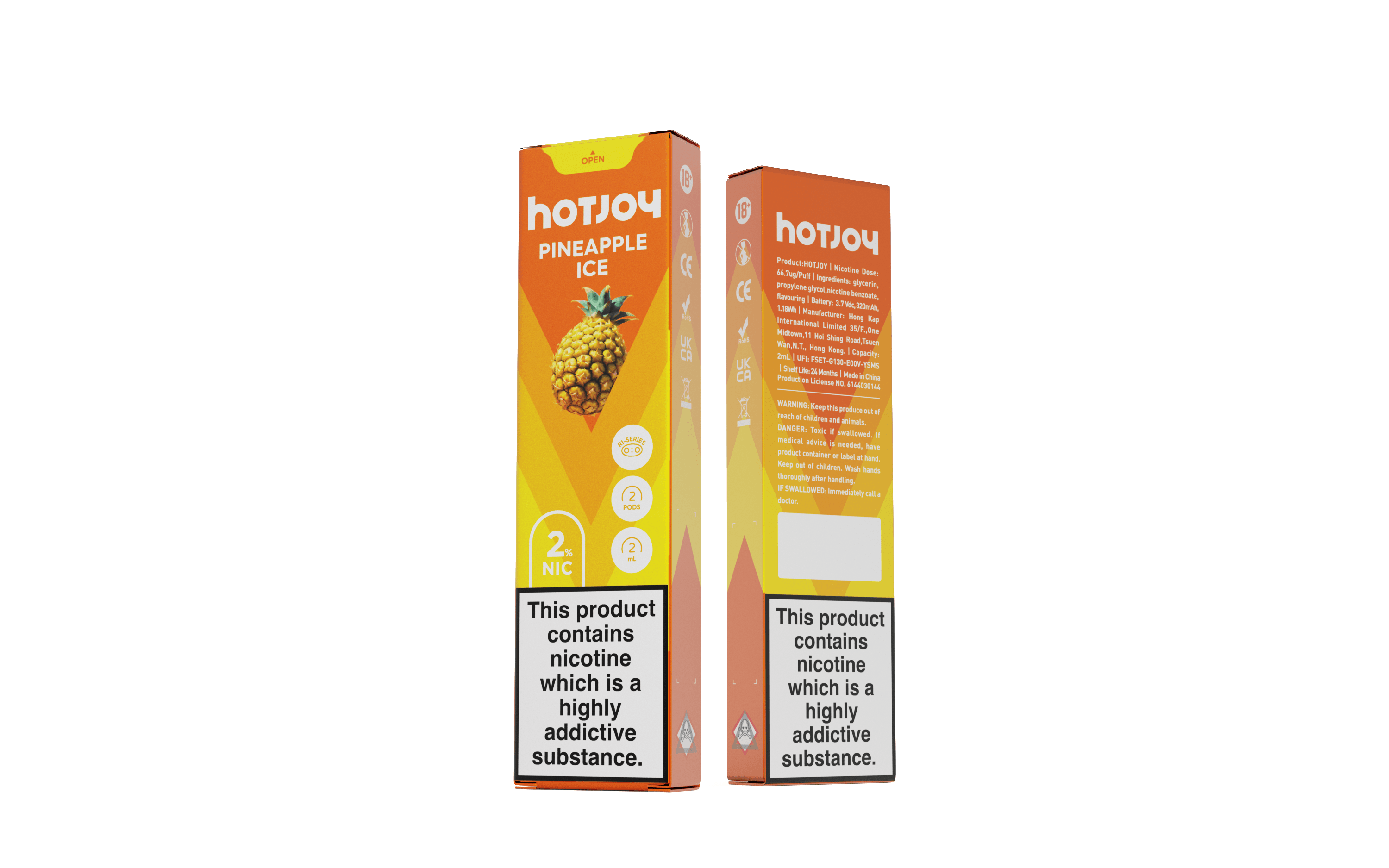 HOTJOY Prefilled Vape POD 2PCS - VAPING COUNTRY