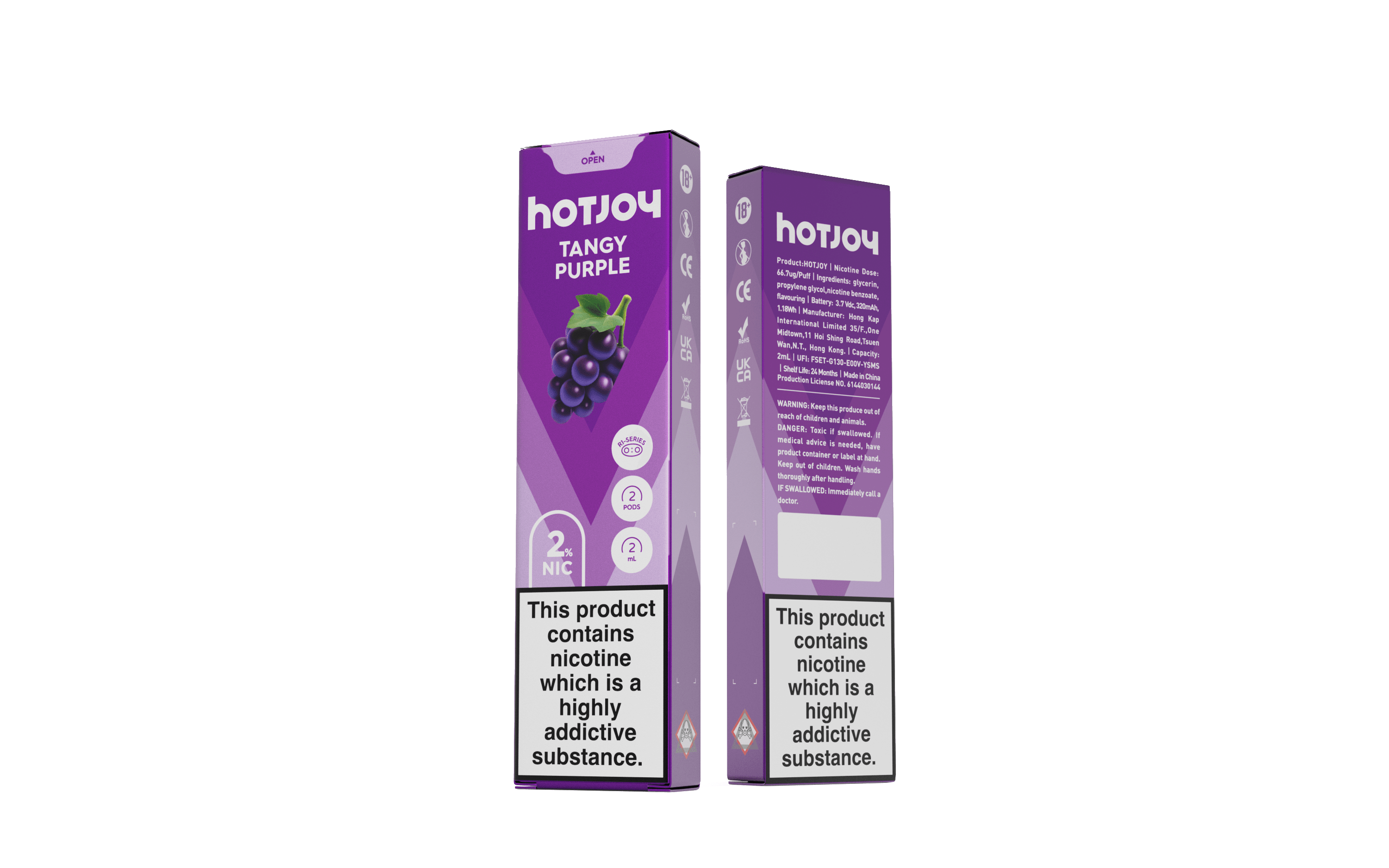 HOTJOY Prefilled Vape POD 2PCS - VAPING COUNTRY