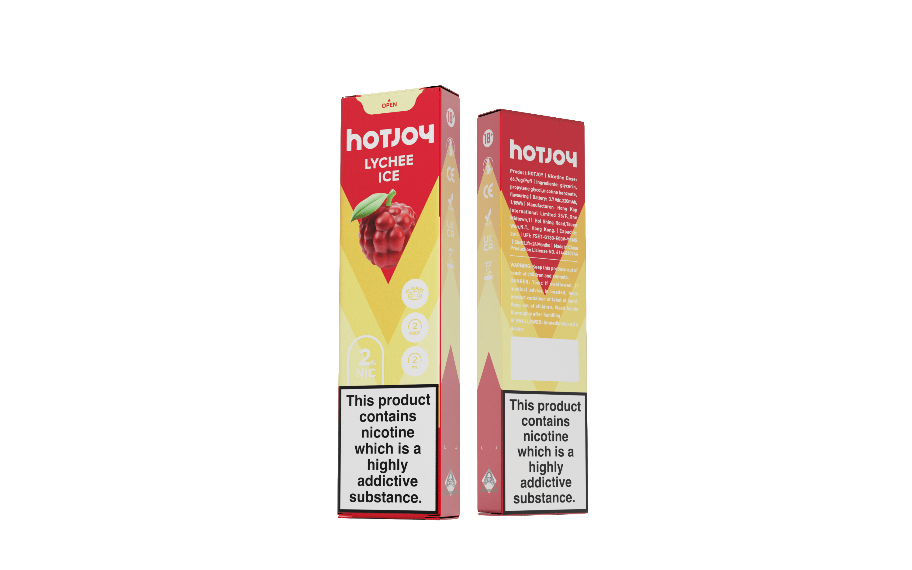 HOTJOY Prefilled Vape POD 2PCS - VAPING COUNTRY