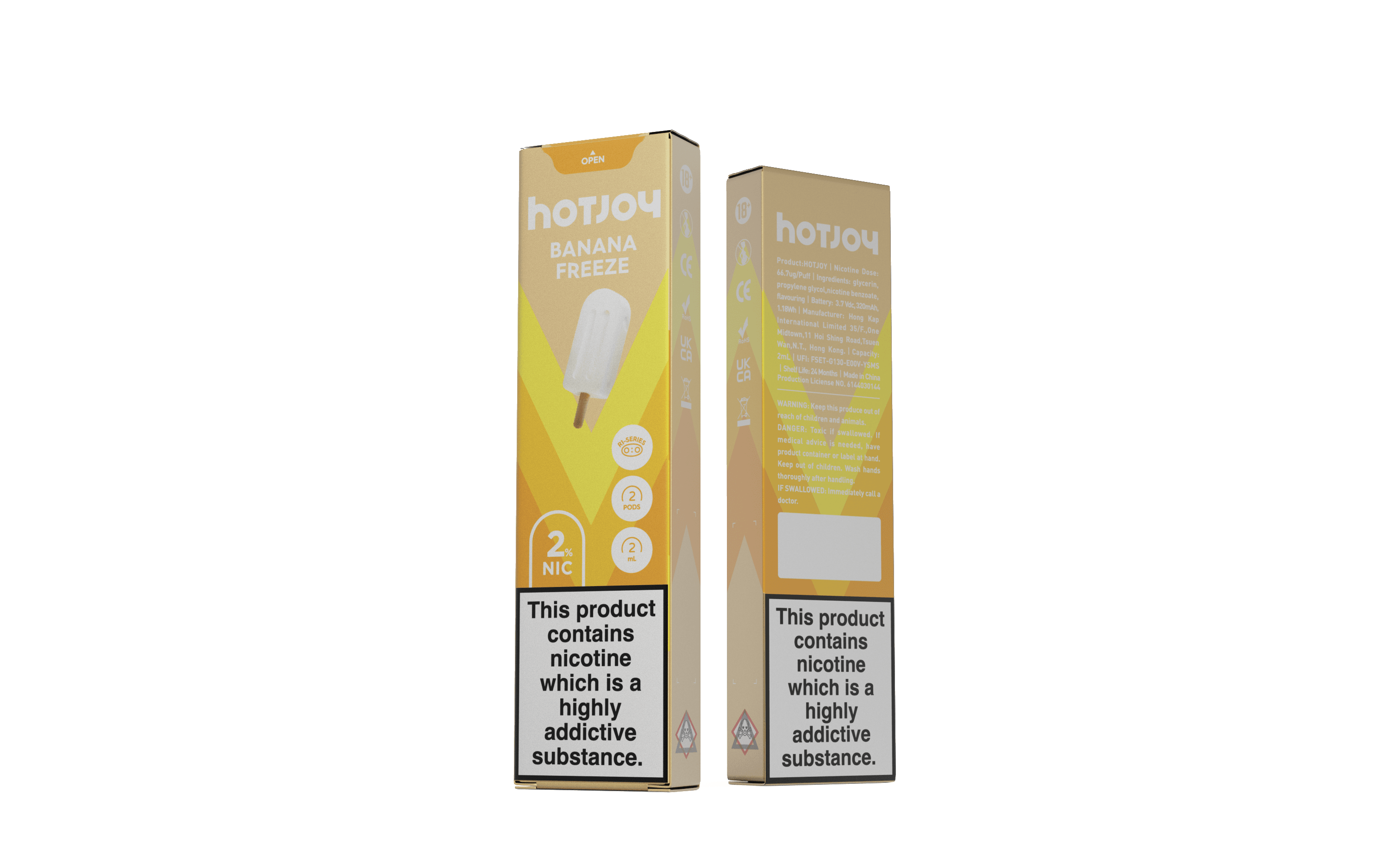 HOTJOY Prefilled Vape POD 2PCS - VAPING COUNTRY