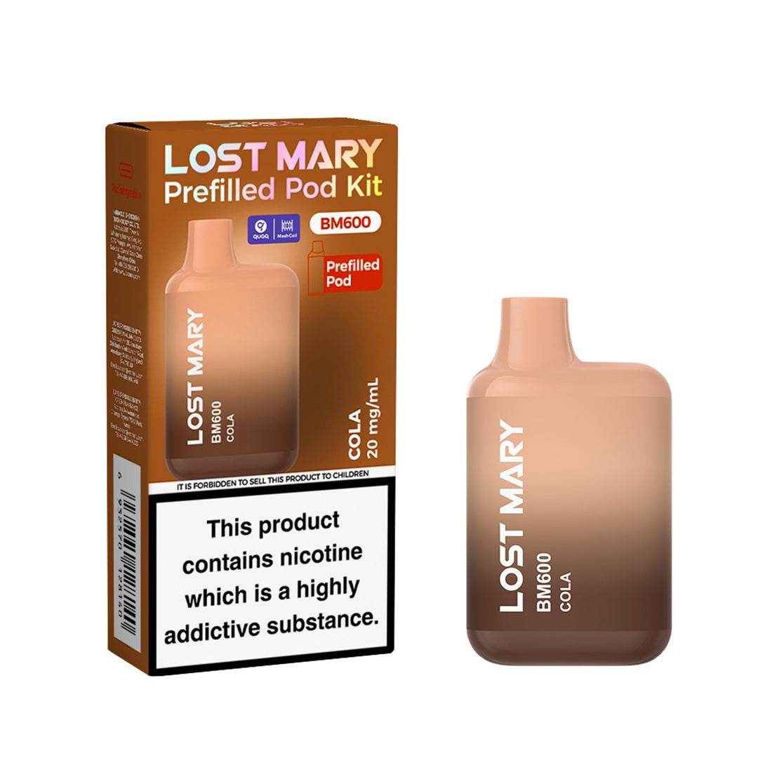 Lost Mary BM600 Prefilled Vape KIT - VAPING COUNTRY