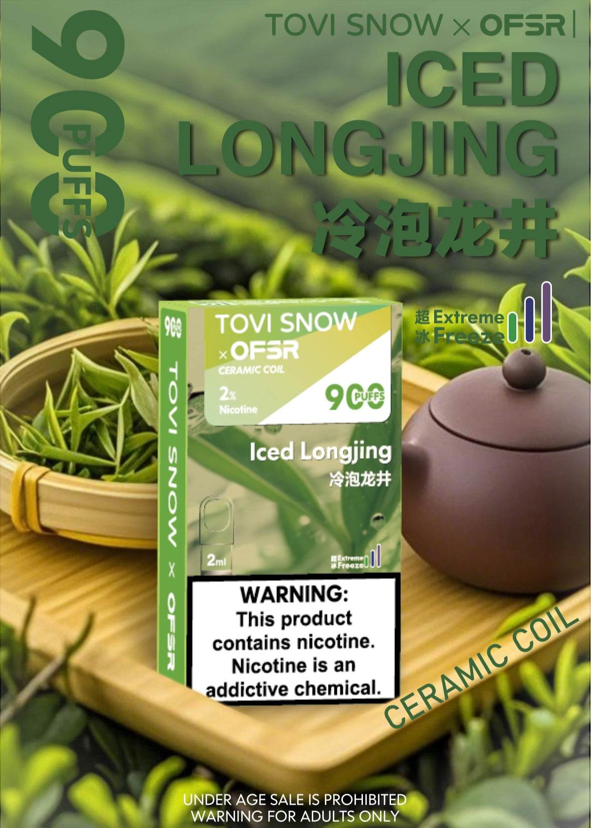 TOVISNOW Prefilled Vape POD 2PCS - VAPING COUNTRY