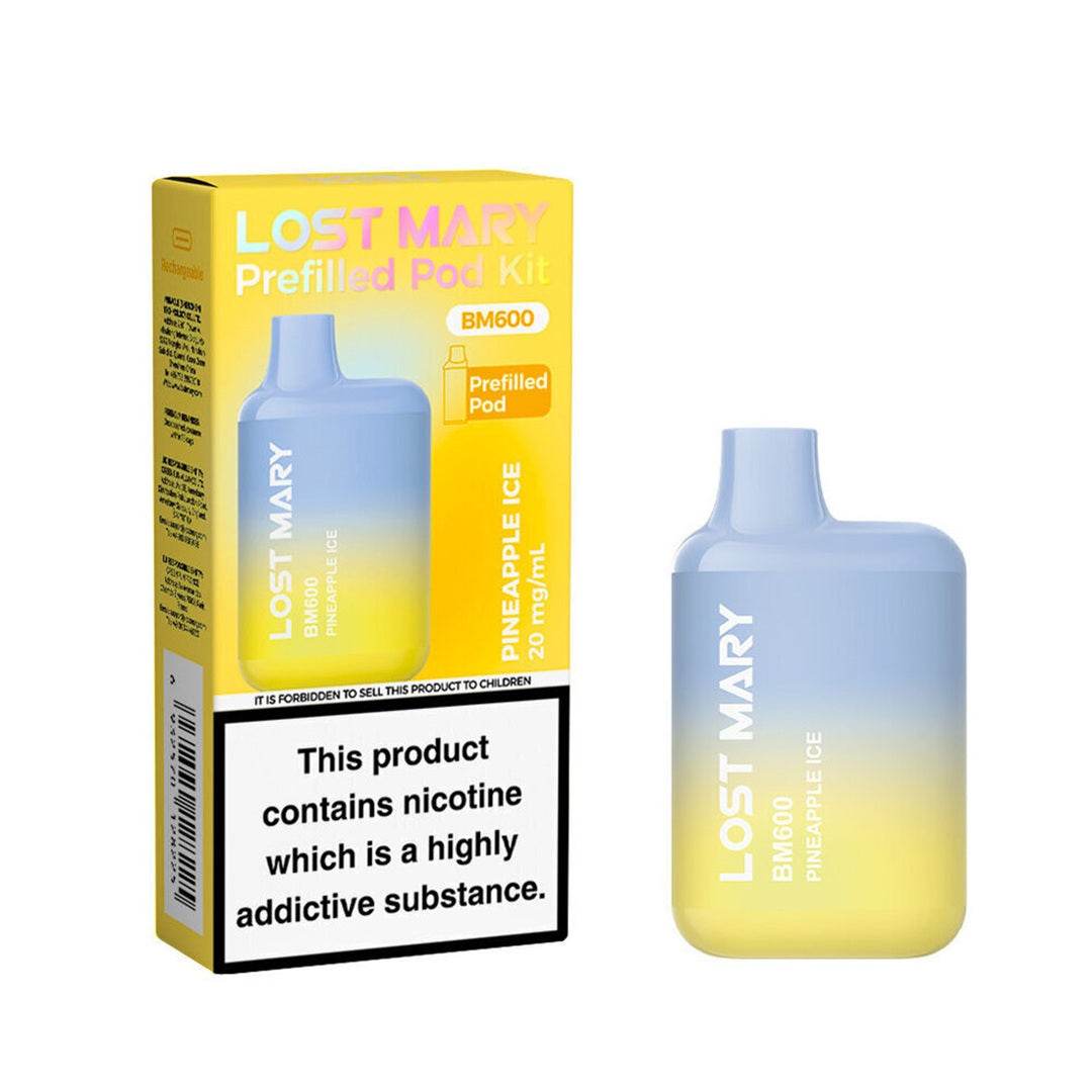 Lost Mary BM600 Prefilled Vape KIT - VAPING COUNTRY