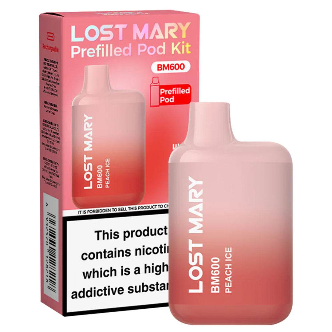 Lost Mary BM600 Prefilled Vape KIT - VAPING COUNTRY