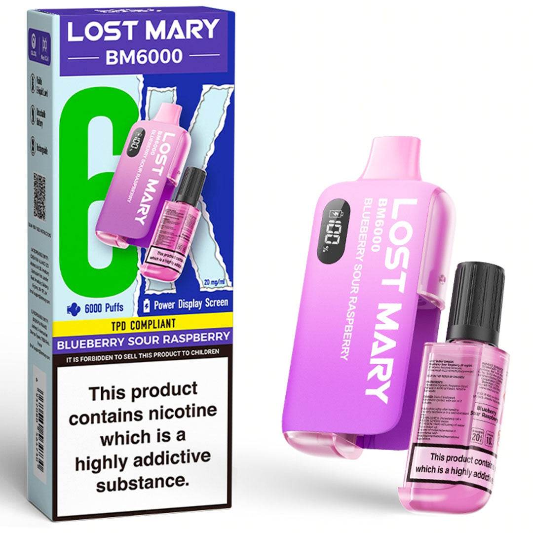Lost Mary BM6000 Prefilled Vape KIT - VAPING COUNTRY