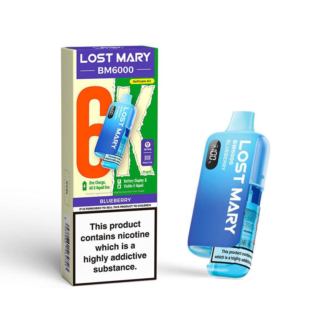 Lost Mary BM6000 Prefilled Vape KIT - VAPING COUNTRY