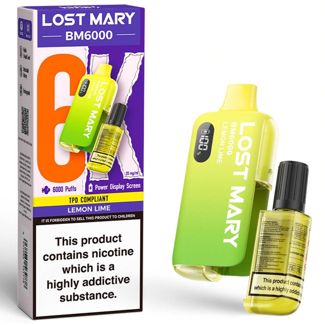 Lost Mary BM6000 Prefilled Vape KIT - VAPING COUNTRY