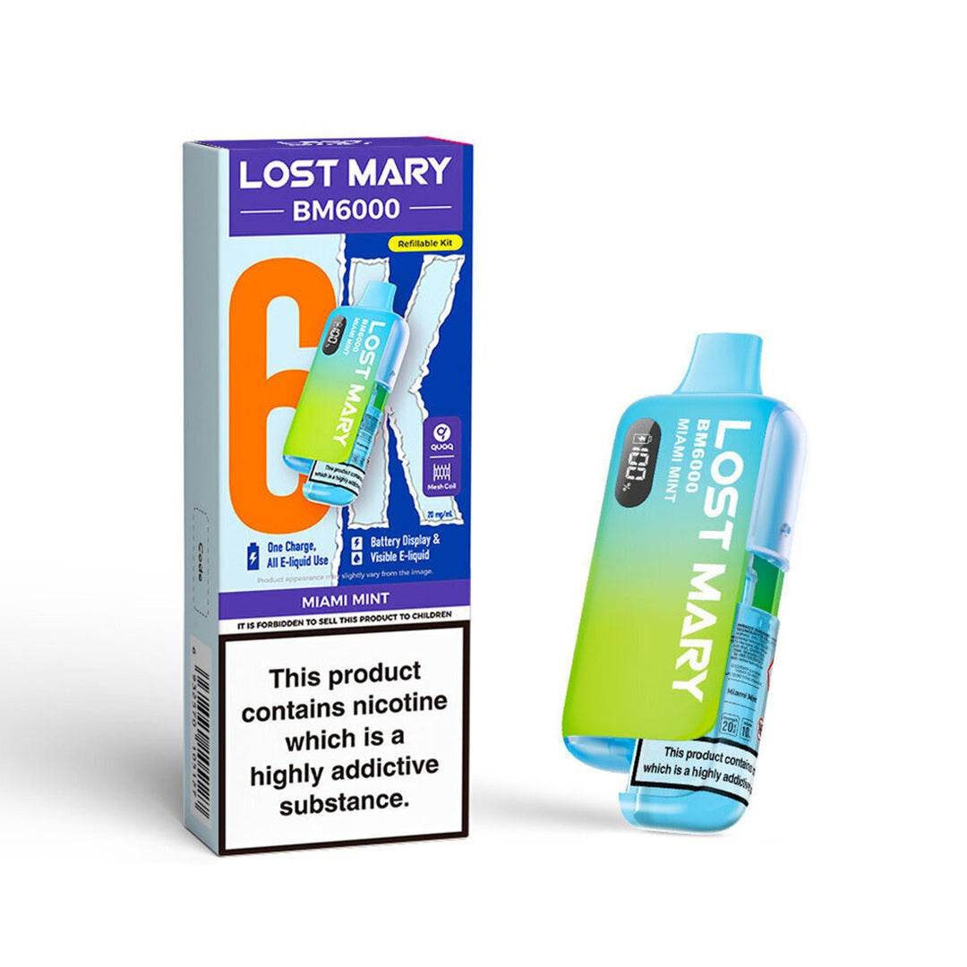 Lost Mary BM6000 Prefilled Vape KIT - VAPING COUNTRY