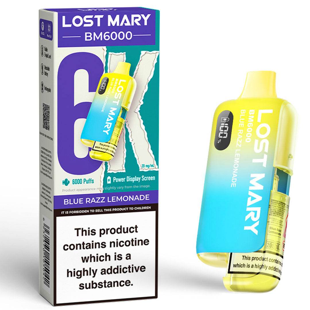 Lost Mary BM6000 Prefilled Vape KIT - VAPING COUNTRY