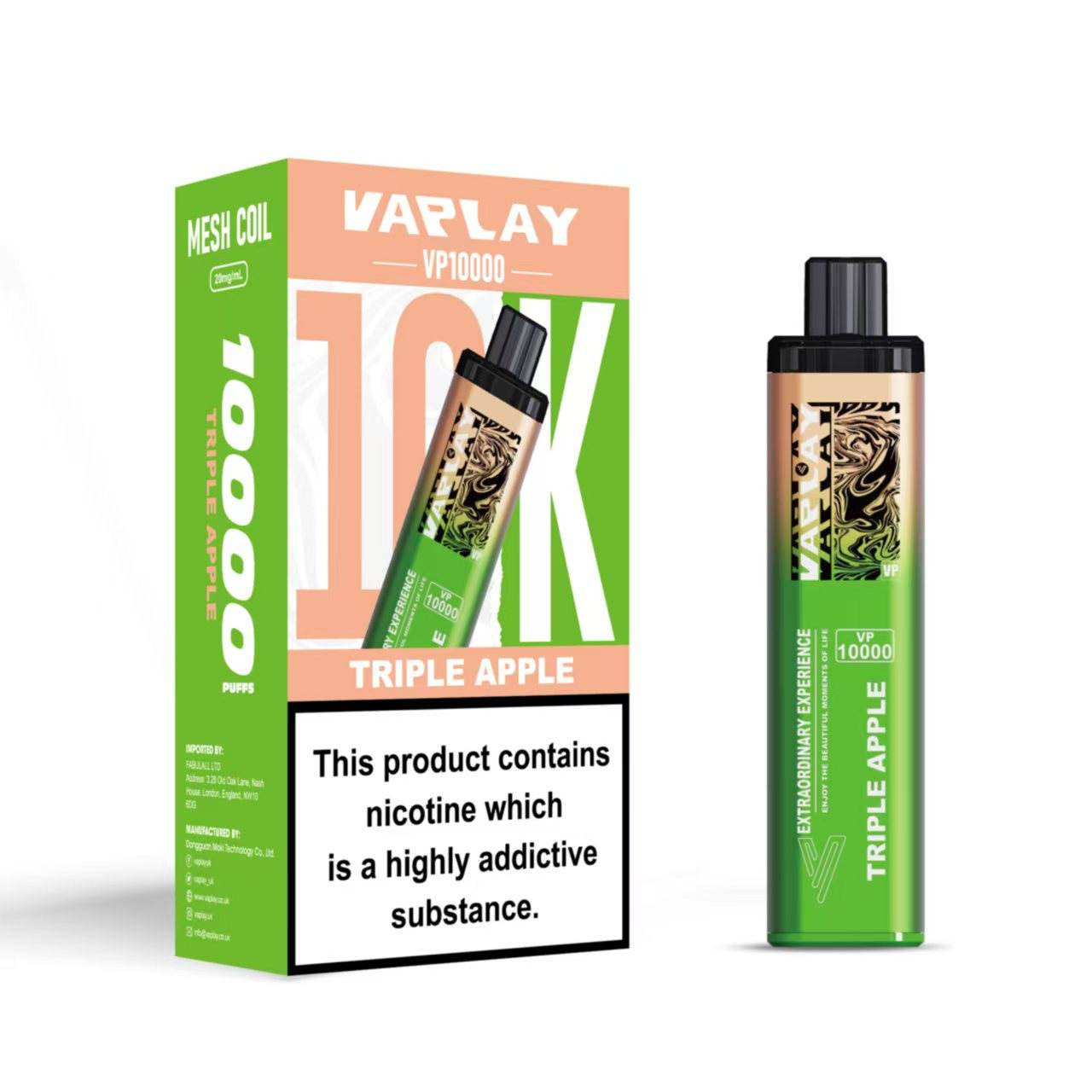 VAPLAY 10K Prefilled Vape - VAPING COUNTRY