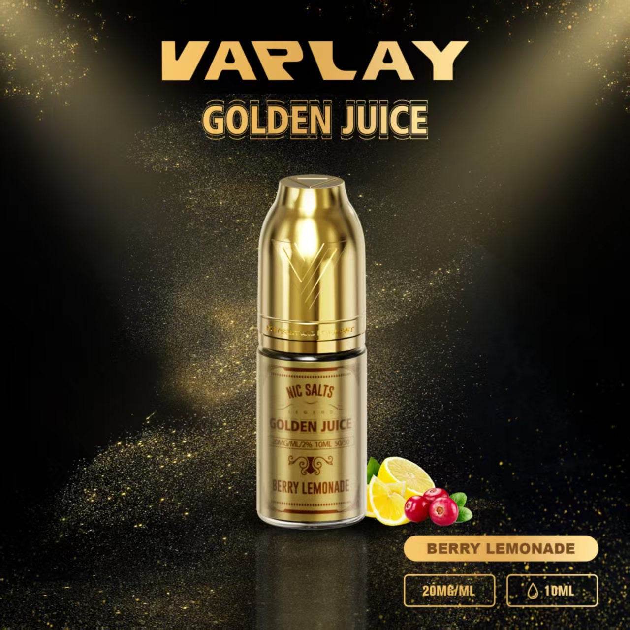 GOLDEN JUICE 20mg - Nic Salt E-Liquid 10ml