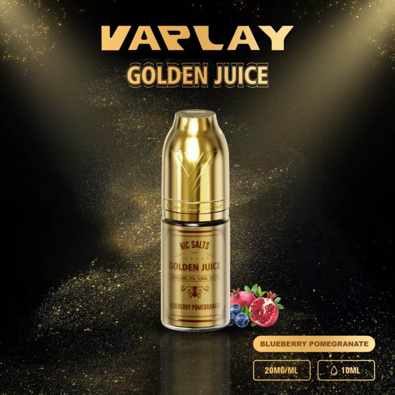 GOLDEN JUICE 20mg - Nic Salt E-Liquid 10ml - VAPING COUNTRY