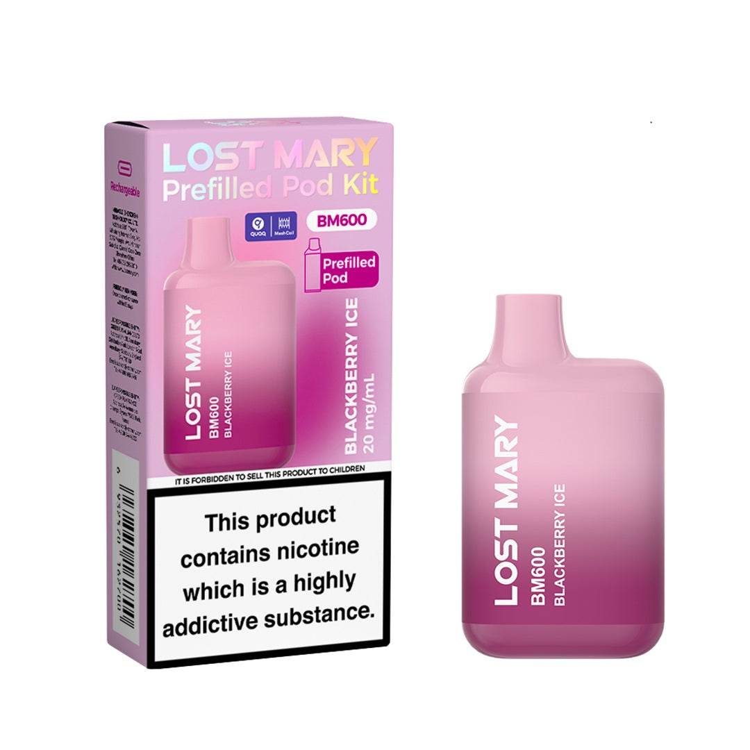 Lost Mary BM600 Prefilled Vape KIT - VAPING COUNTRY