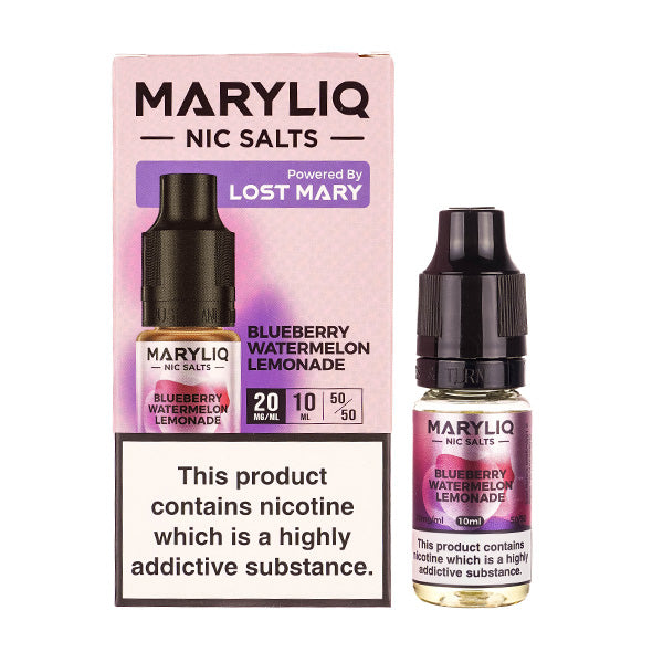 Blueberry Watermelon Lemonade Nic Salt E-Liquid by Lost Mary Maryliq