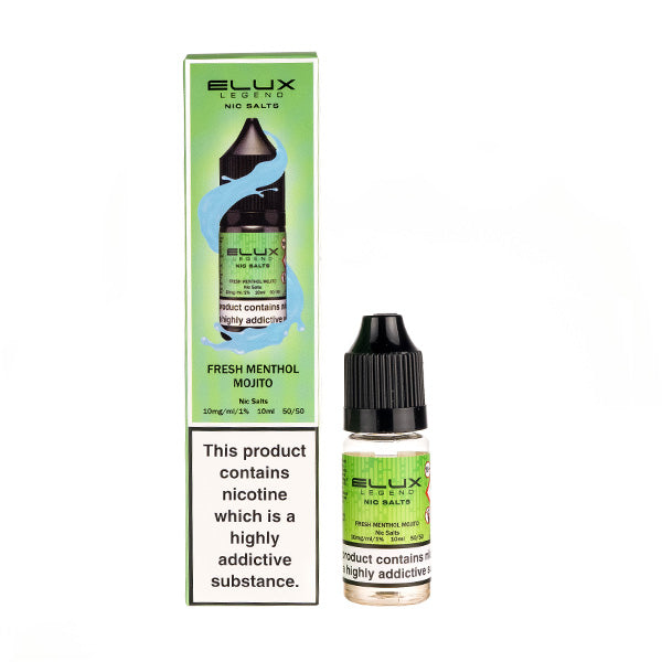 Fresh Menthol Mojito Nic Salt E-Liquid by Elux Legend