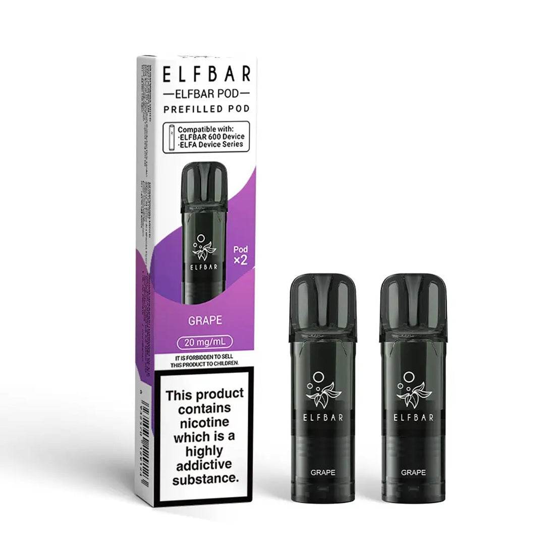 Elf Bar 600 Prefilled Vape POD - VAPING COUNTRY