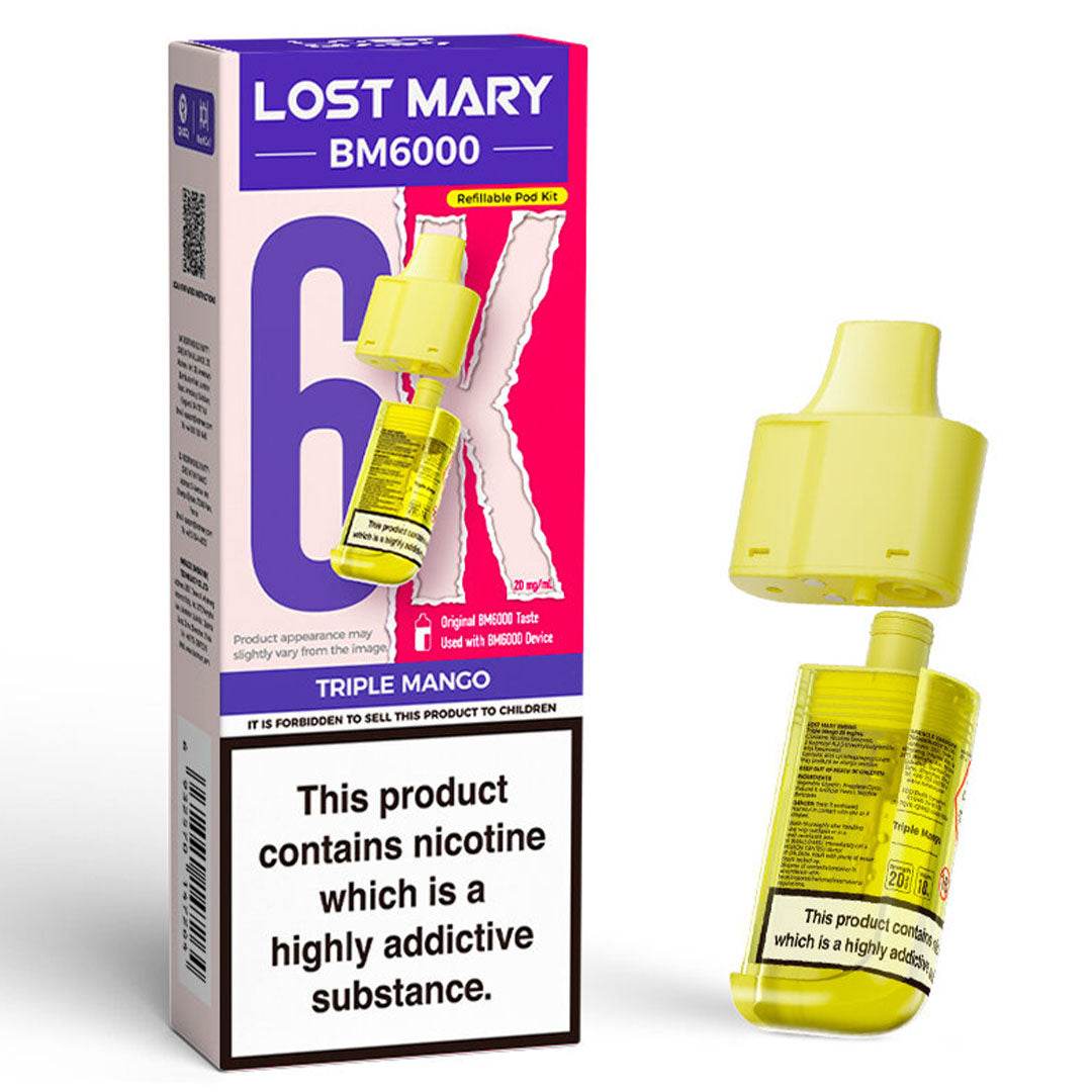 Lost Mary BM6000 Prefilled Vape POD