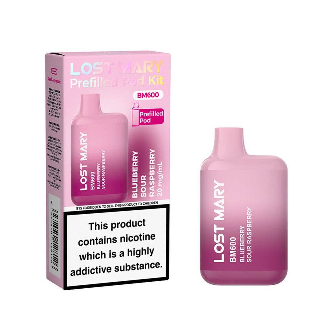 Lost Mary BM600 Prefilled Vape KIT - VAPING COUNTRY