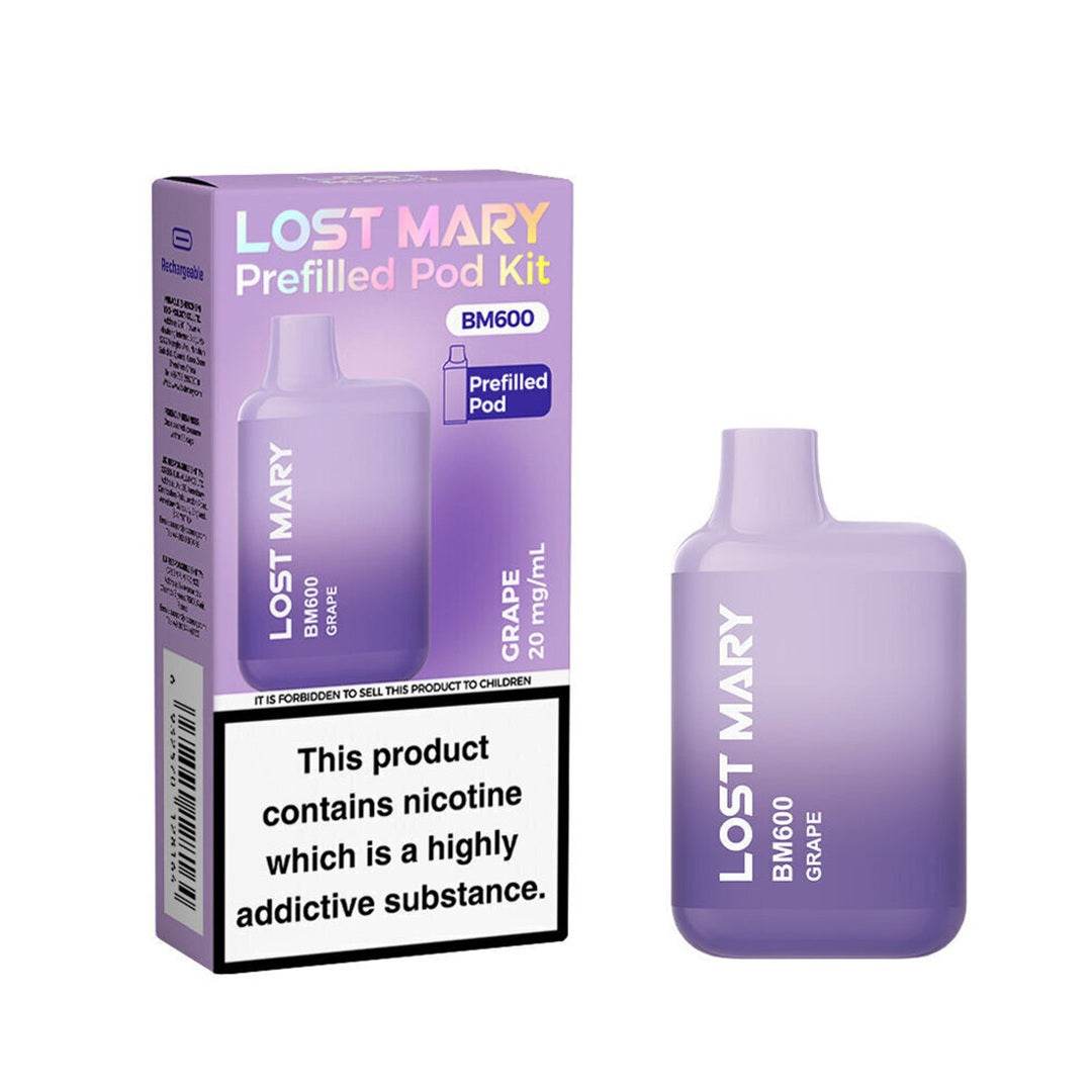 Lost Mary BM600 Prefilled Vape KIT - VAPING COUNTRY