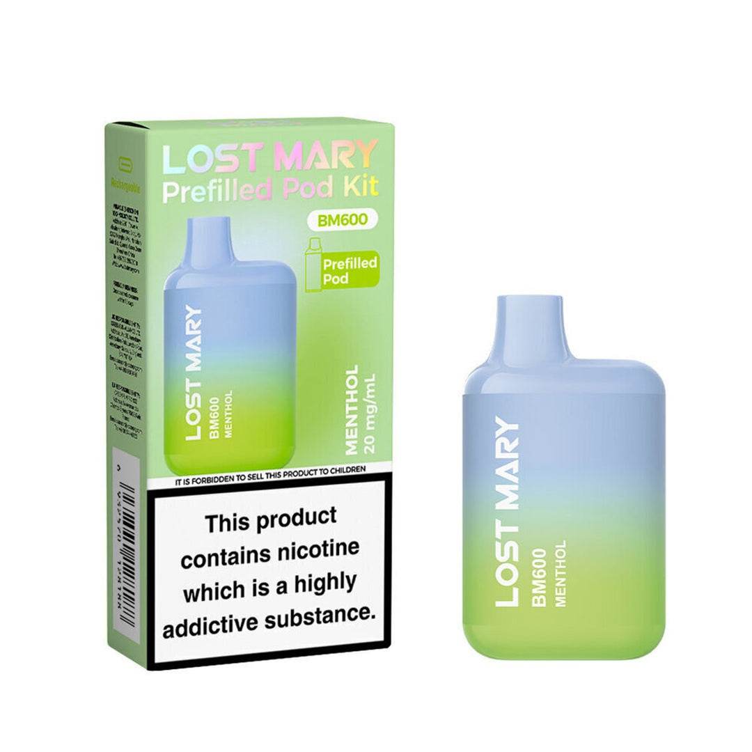 Lost Mary BM600 Prefilled Vape KIT - VAPING COUNTRY