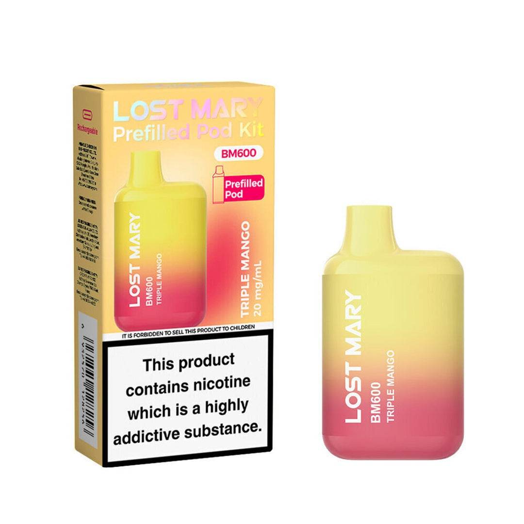 Lost Mary BM600 Prefilled Vape KIT - VAPING COUNTRY