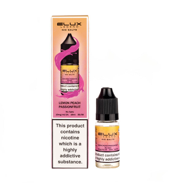 Lemon Peach Passionfruit Nic Salt E-Liquid by Elux Legend