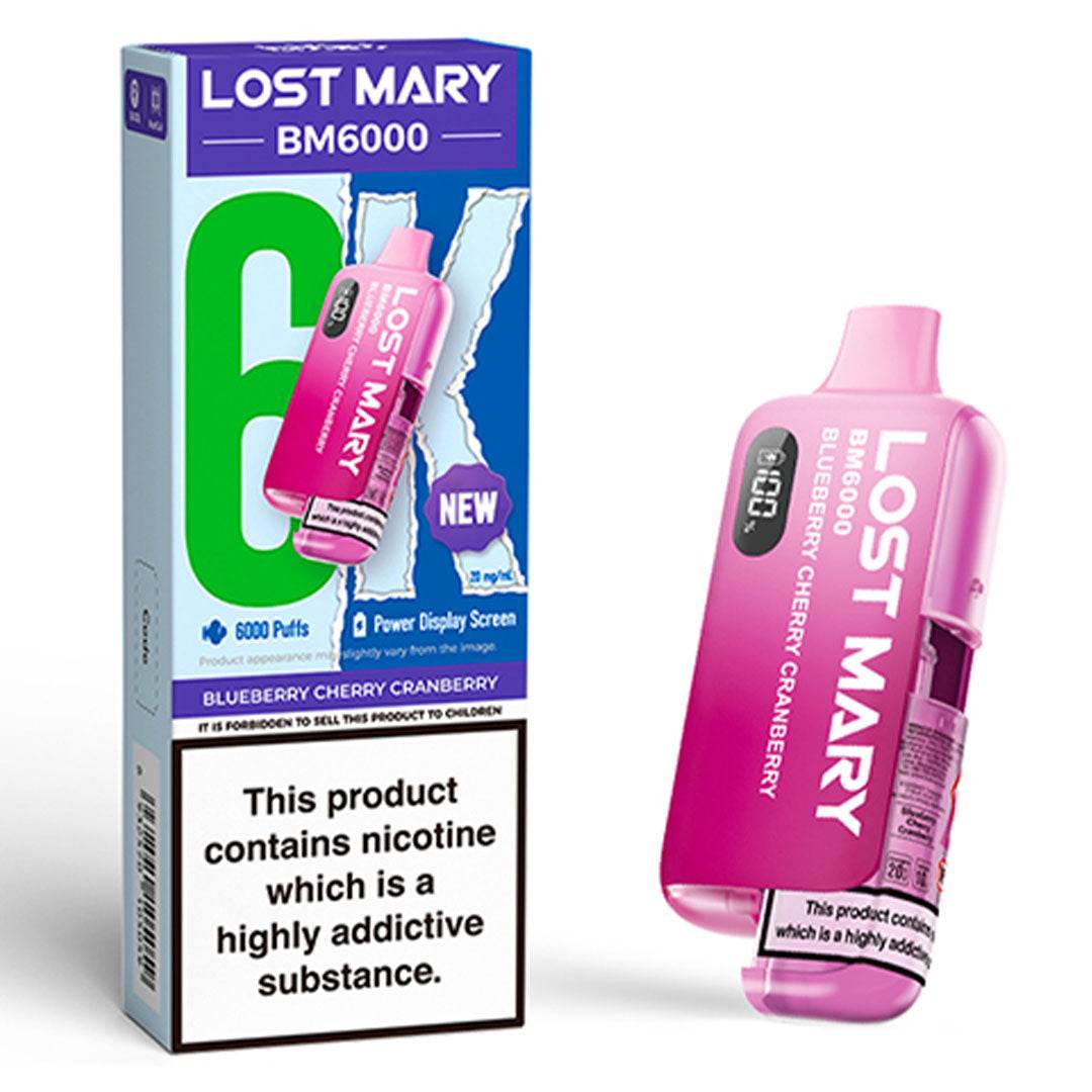 Lost Mary BM6000 Prefilled Vape KIT - VAPING COUNTRY