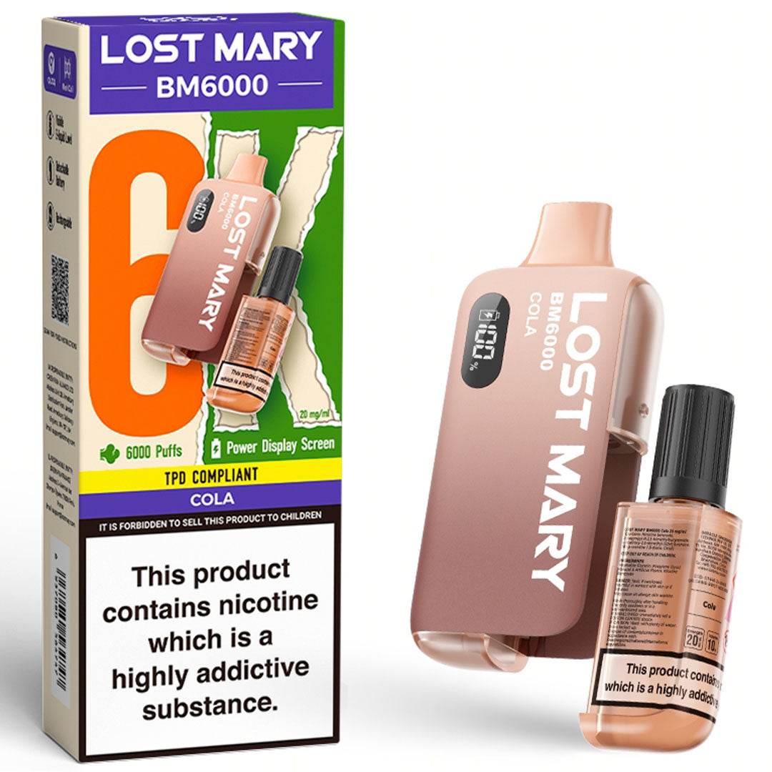 Lost Mary BM6000 Prefilled Vape KIT - VAPING COUNTRY