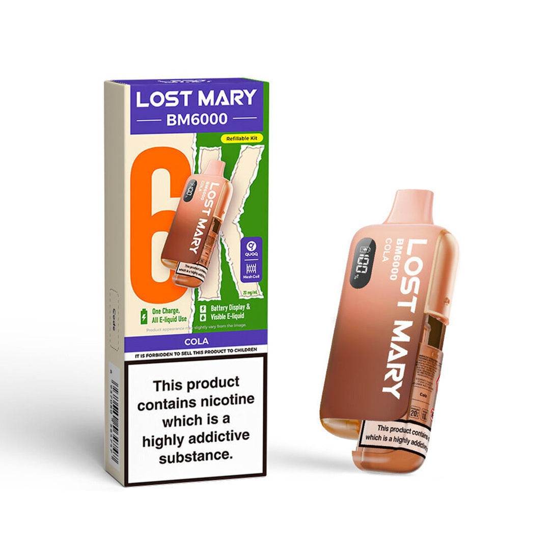 Lost Mary BM6000 Prefilled Vape KIT - VAPING COUNTRY