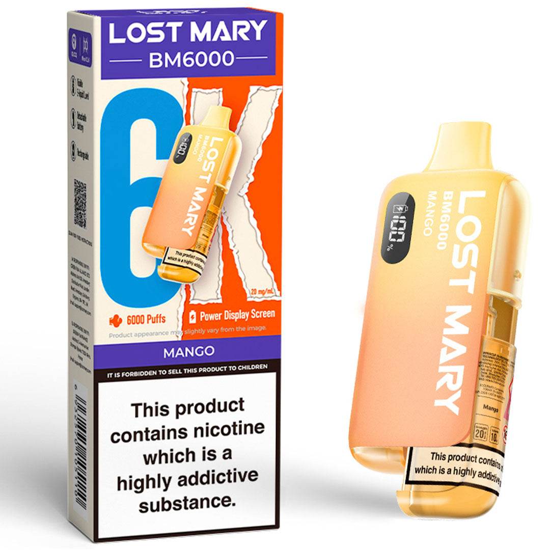 Lost Mary BM6000 Prefilled Vape KIT - VAPING COUNTRY