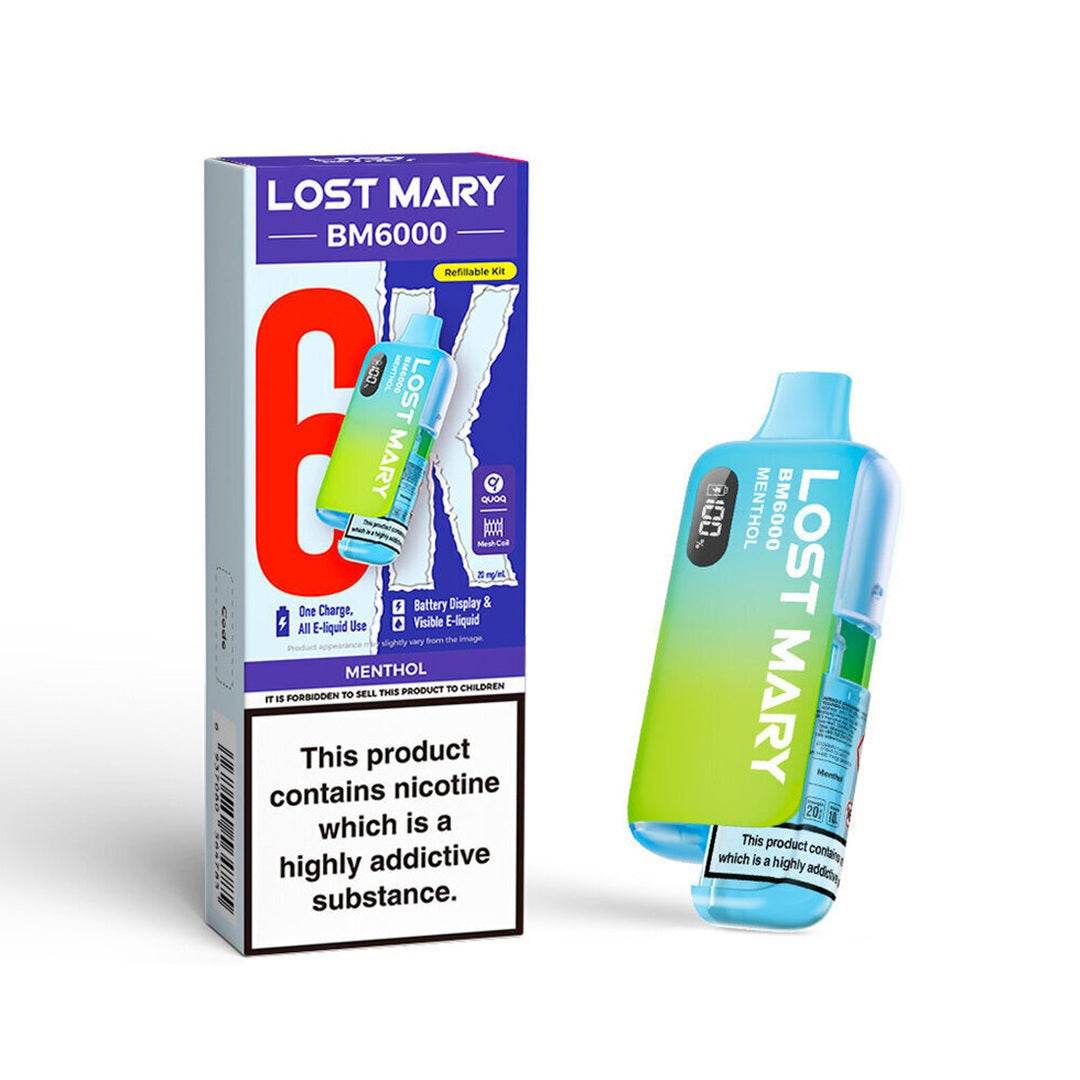 Lost Mary BM6000 Prefilled Vape KIT - VAPING COUNTRY