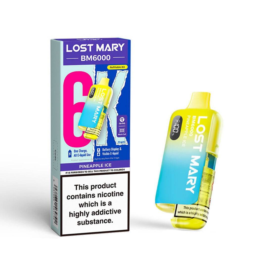 Lost Mary BM6000 Prefilled Vape KIT - VAPING COUNTRY