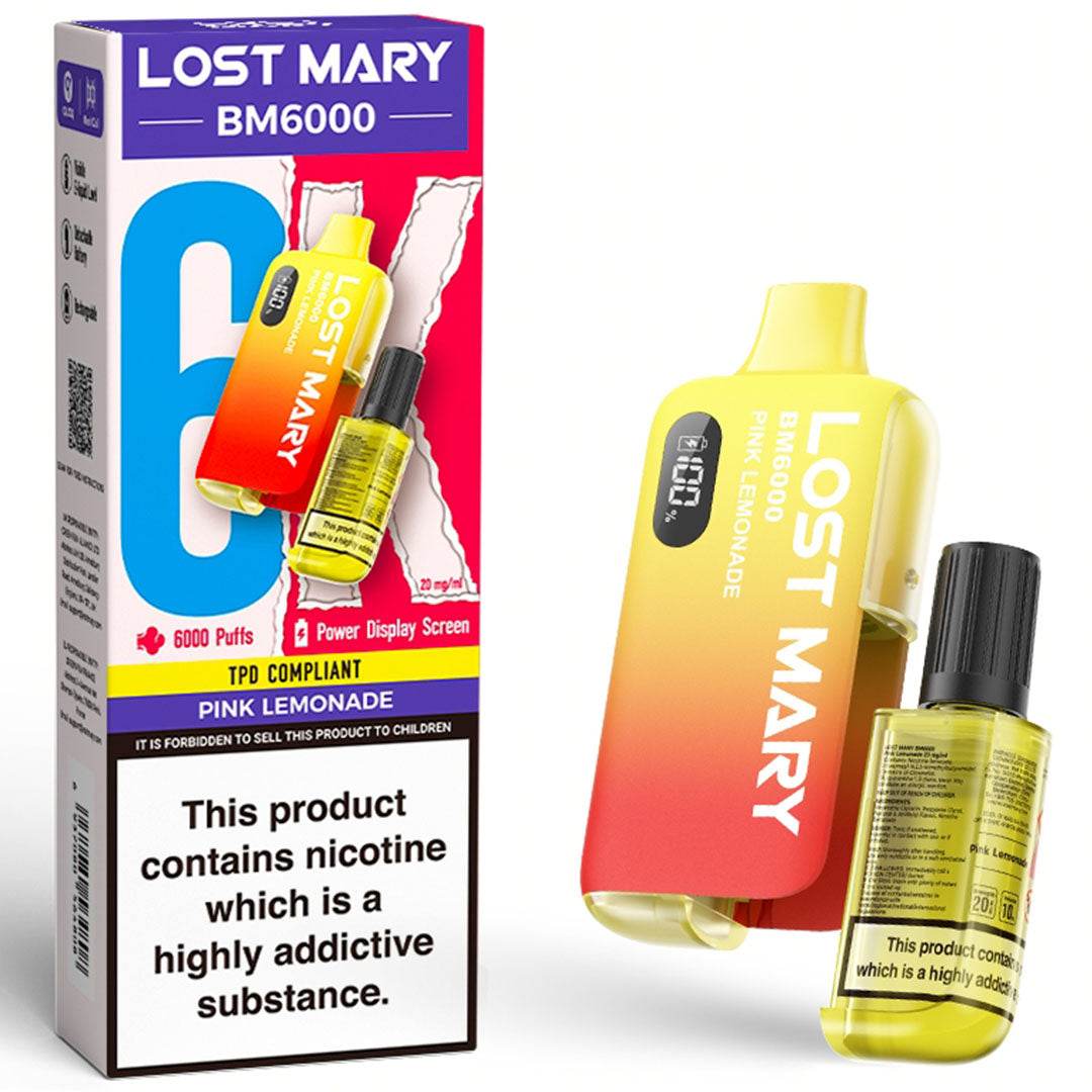Lost Mary BM6000 Prefilled Vape KIT - VAPING COUNTRY