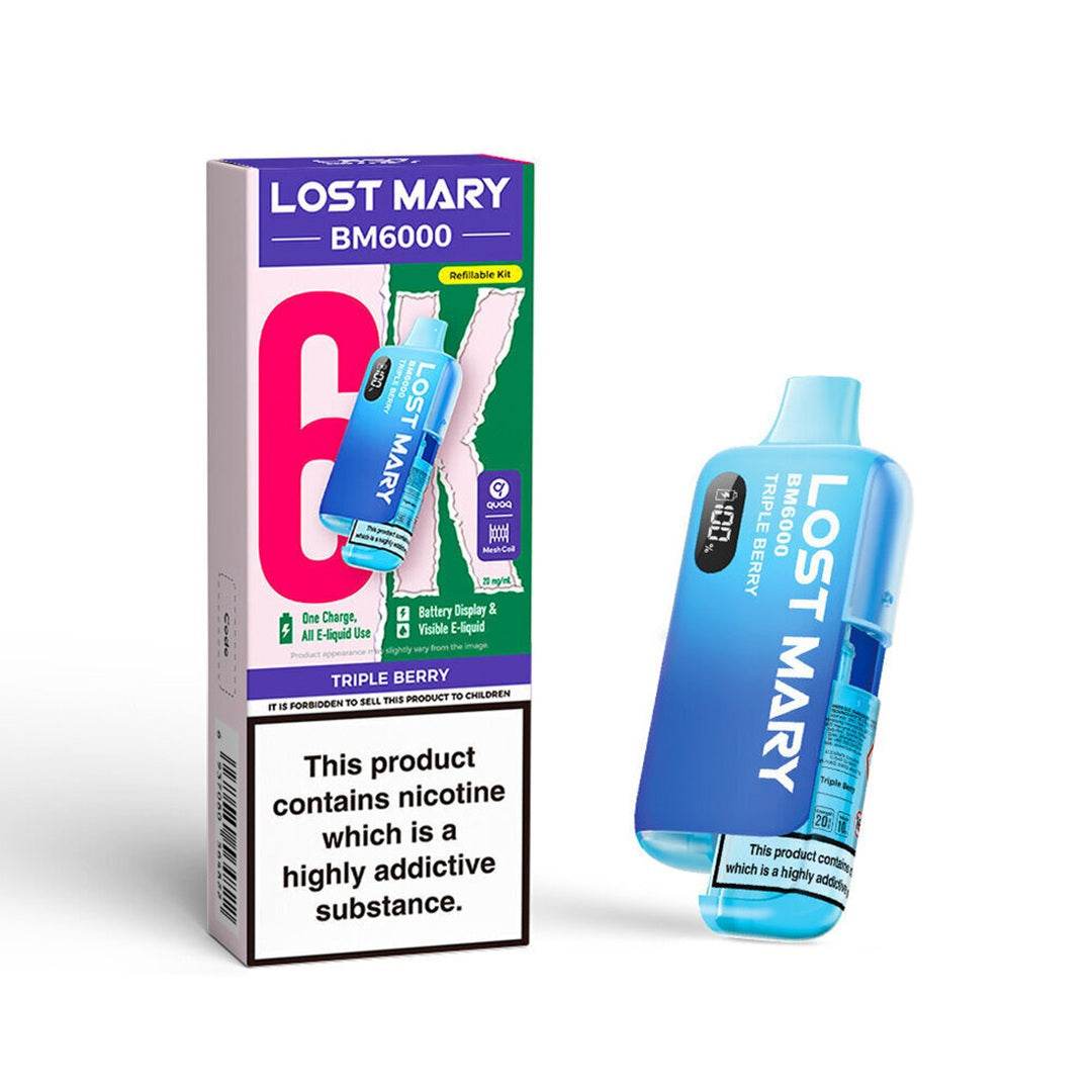 Lost Mary BM6000 Prefilled Vape KIT - VAPING COUNTRY