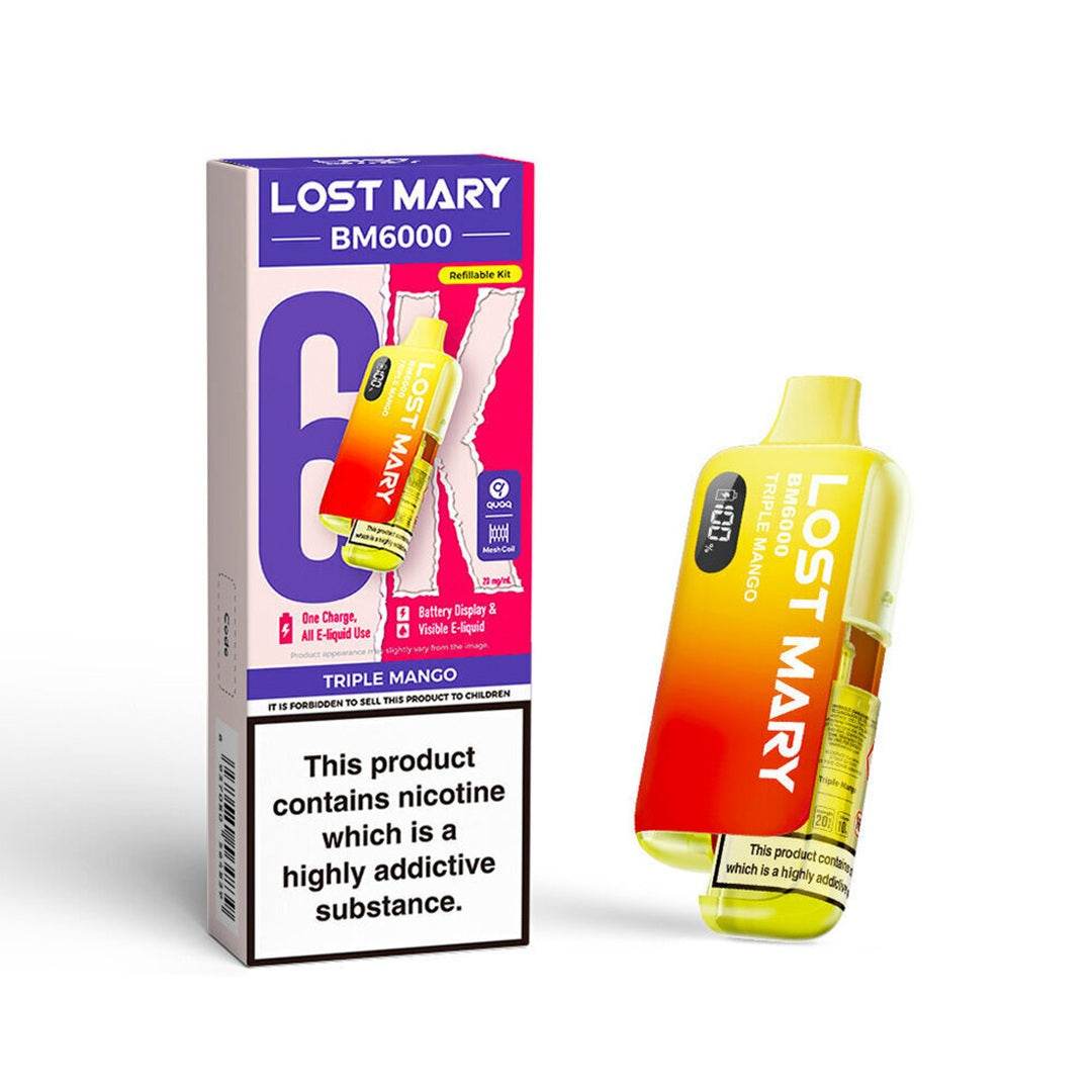 Lost Mary BM6000 Prefilled Vape KIT - VAPING COUNTRY