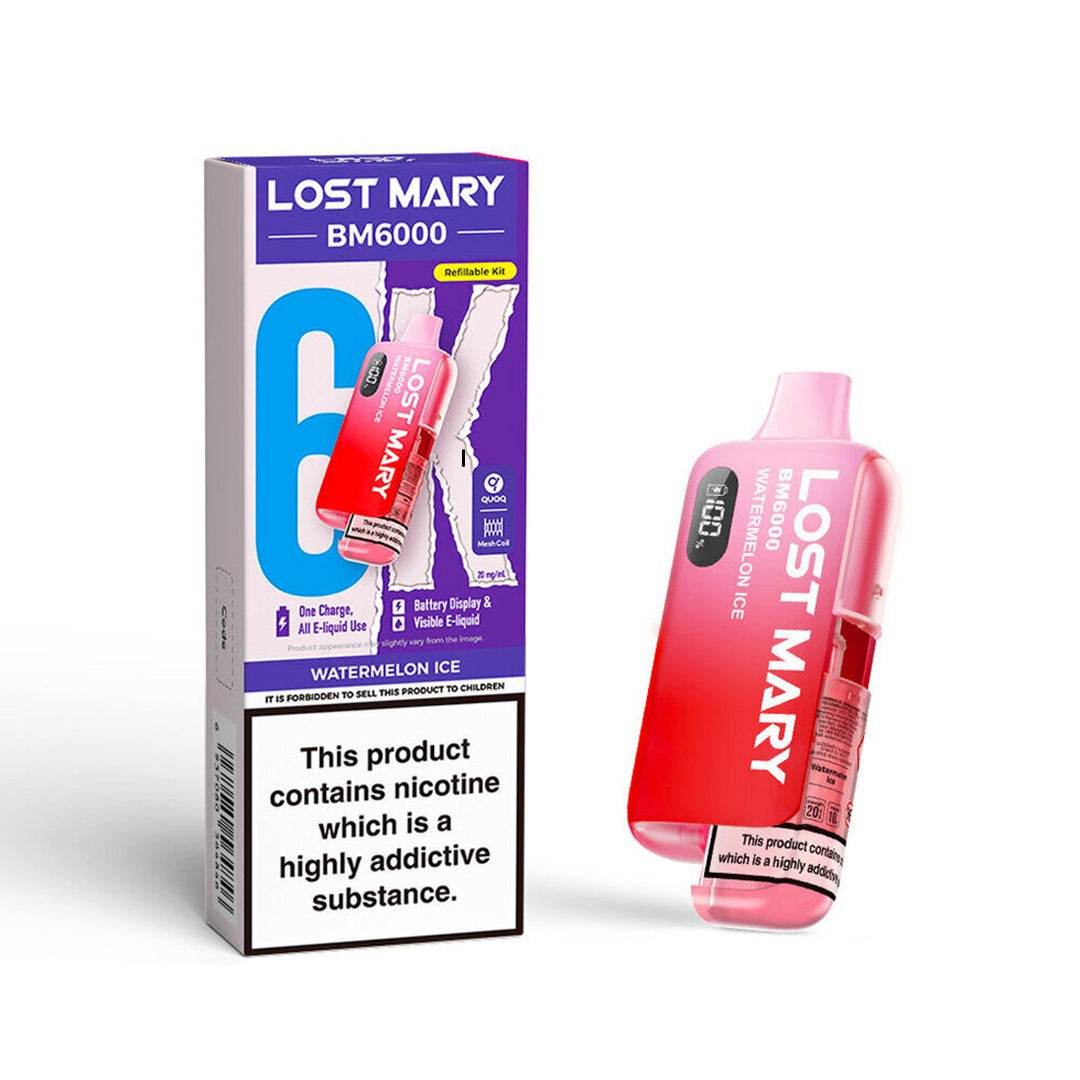 Lost Mary BM6000 Prefilled Vape KIT - VAPING COUNTRY
