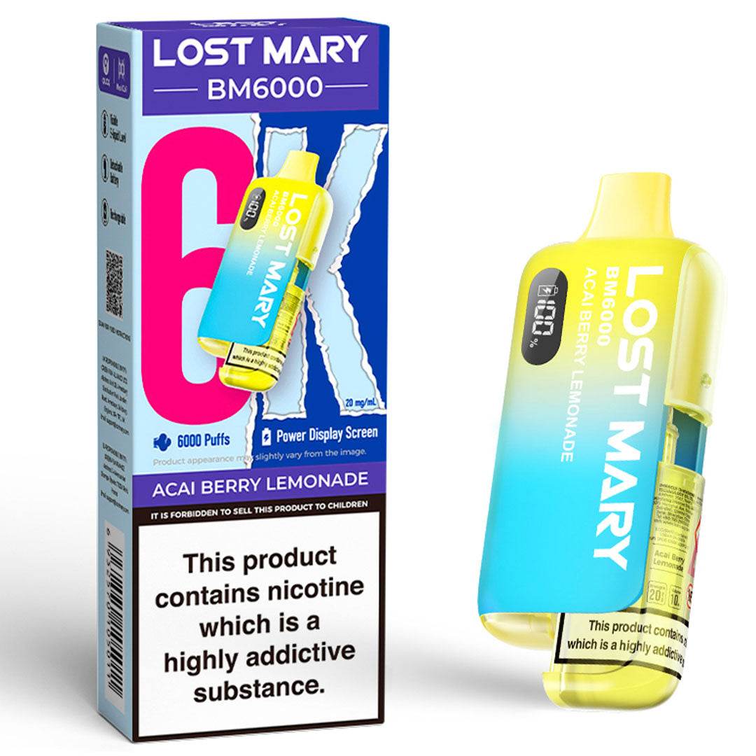 Lost Mary BM6000 Prefilled Vape KIT - VAPING COUNTRY