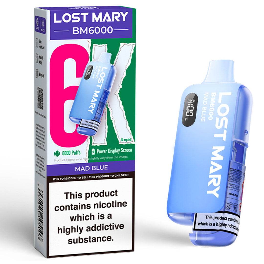 Lost Mary BM6000 Prefilled Vape KIT - VAPING COUNTRY