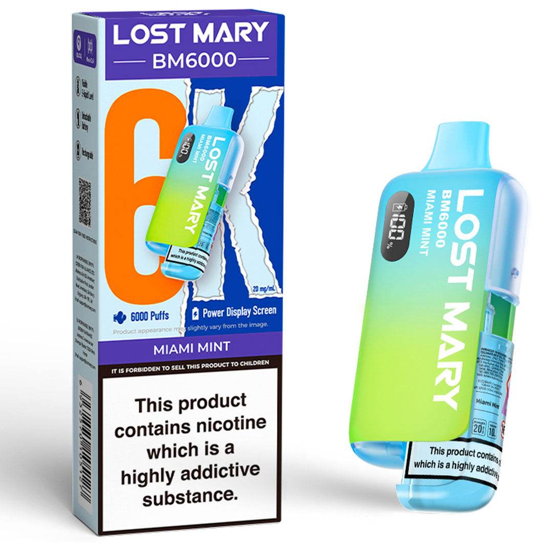 Lost Mary BM6000 Prefilled Vape KIT - VAPING COUNTRY