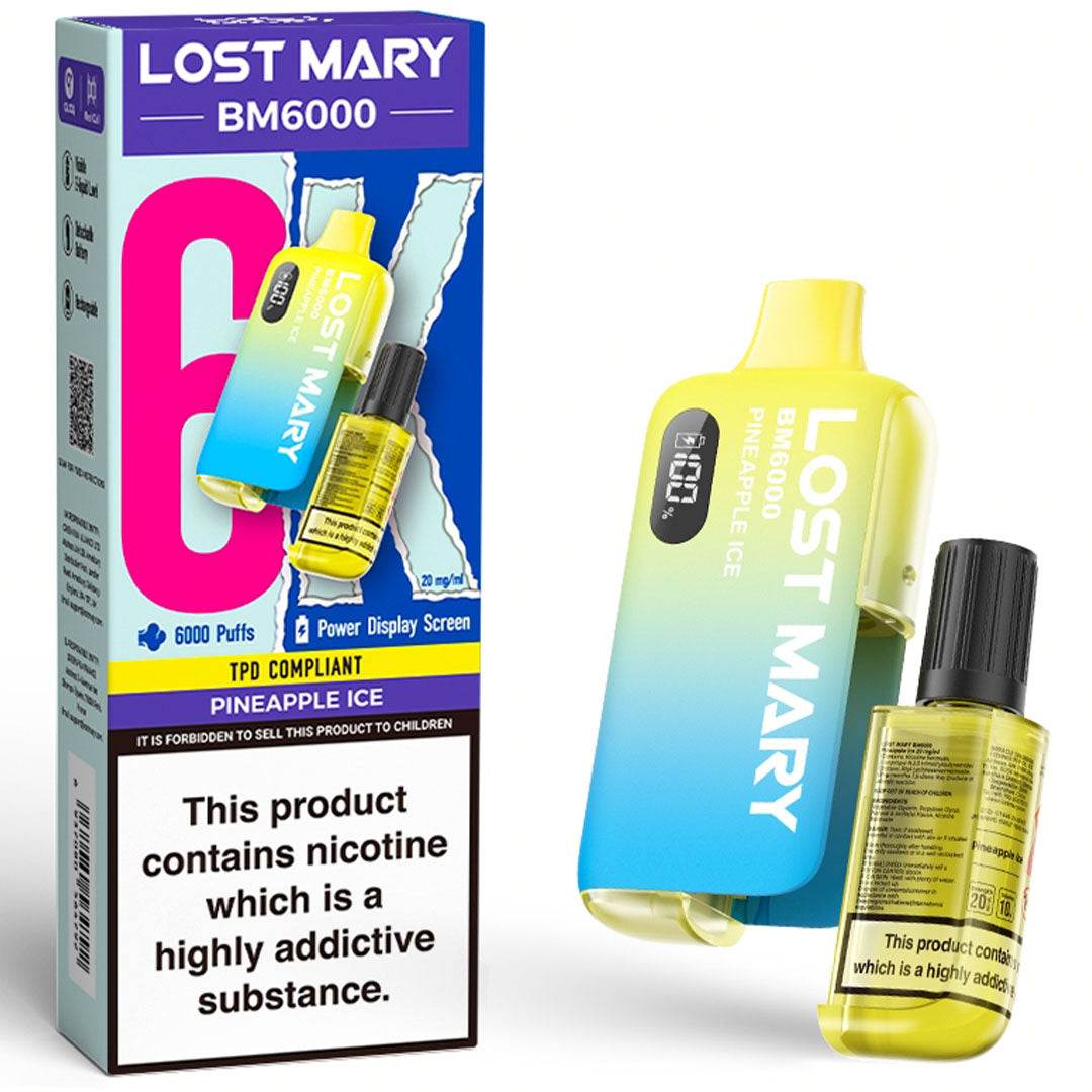 Lost Mary BM6000 Prefilled Vape KIT - VAPING COUNTRY