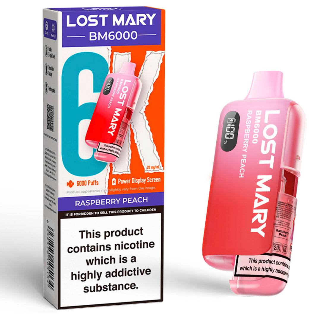 Lost Mary BM6000 Prefilled Vape KIT - VAPING COUNTRY