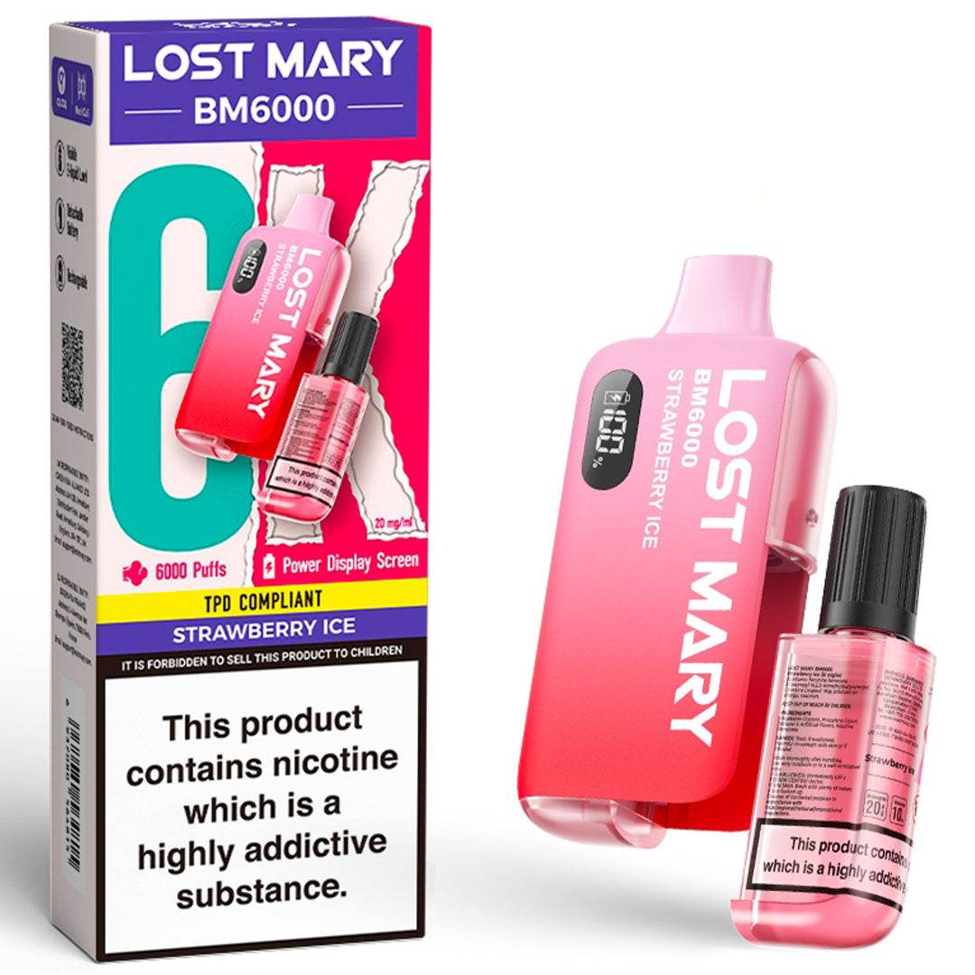 Lost Mary BM6000 Prefilled Vape KIT - VAPING COUNTRY