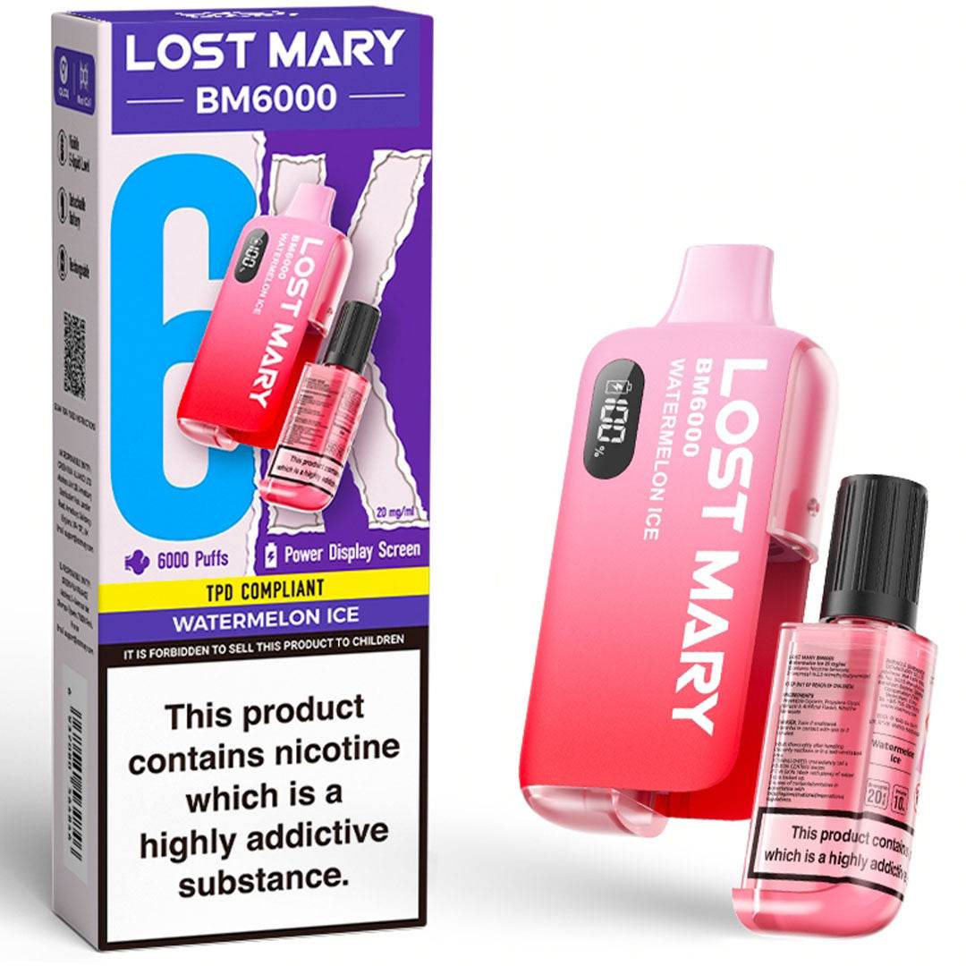 Lost Mary BM6000 Prefilled Vape KIT - VAPING COUNTRY