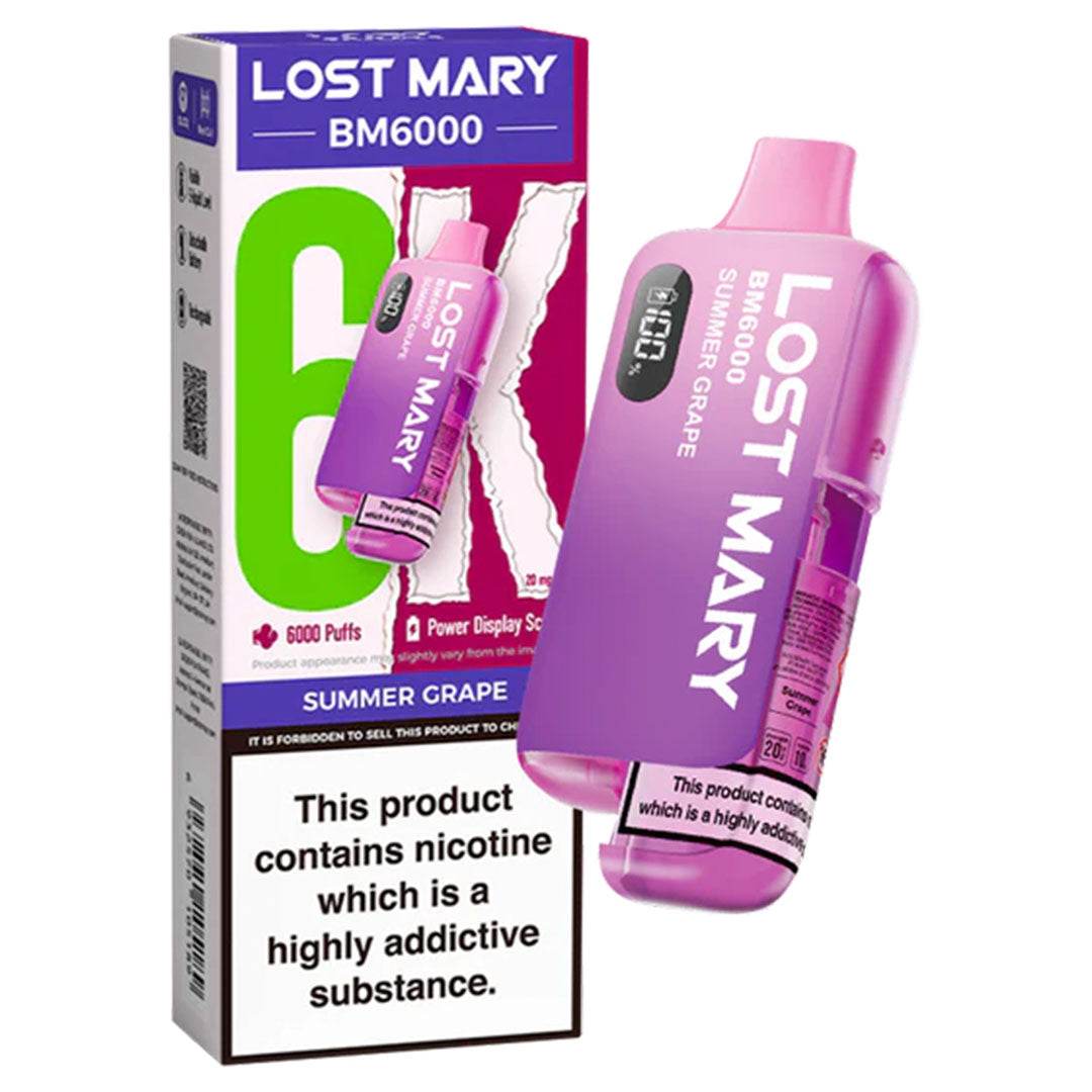 Lost Mary BM6000 Prefilled Vape KIT - VAPING COUNTRY