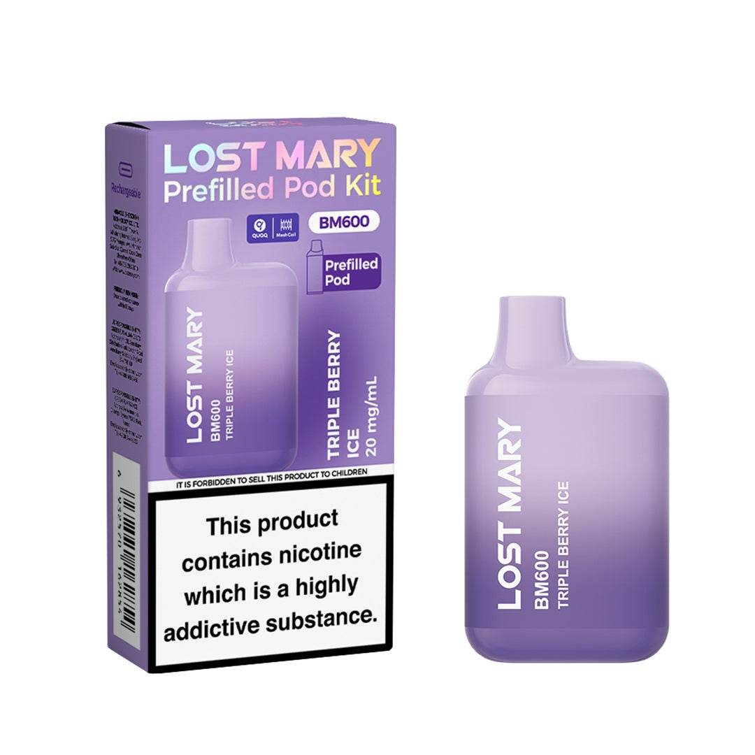 Lost Mary BM600 Prefilled Vape KIT - VAPING COUNTRY